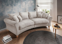 Luxuriöses Big Sofa Monza in Beige: Eleganz für Ihr Zuhause