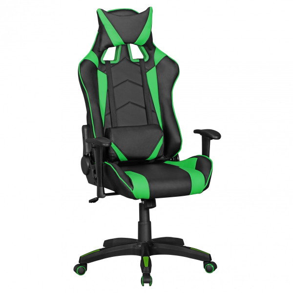 ® SCORE - Gaming Chair aus Kunstleder in Schwarz/Grün