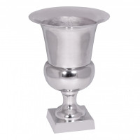 Pokal XL WL1.923 Aluminium 47x32 cm Silber Glänzend Design Dekoration Modern
