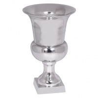 Pokal L WL1.924 Aluminium 40 x 25 cm Silber Glänzend Design Dekoration Modern