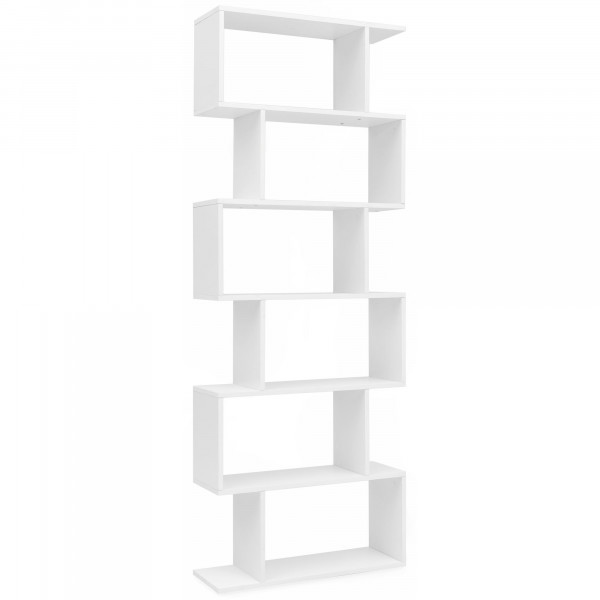 Bücherregal WL5.691 70 x 23,5 x 190,5 cm weiß